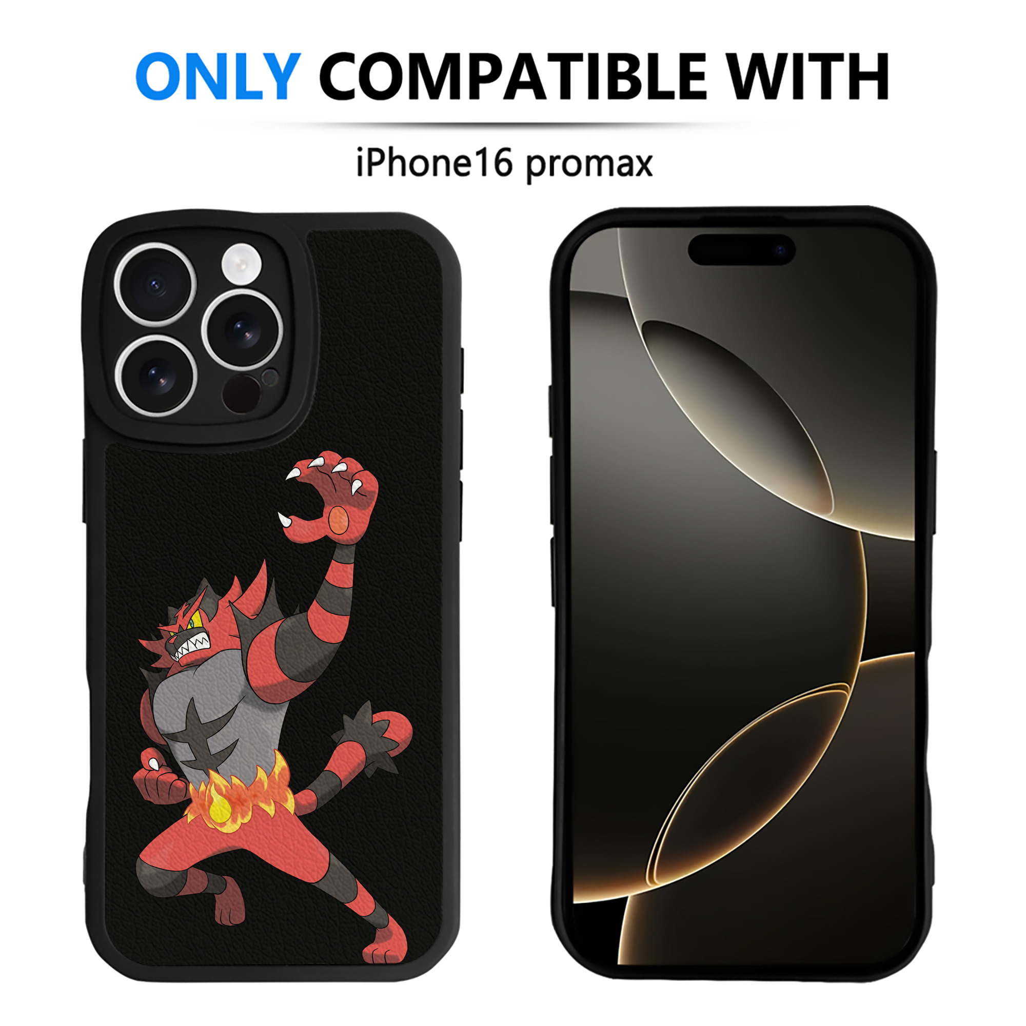 （画像用） ポケットモンスター Pokémon 【iPhone 16シリーズ対応】シリコンスマホケース（レザー調） 材質：シリコン